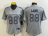 Women's Dallas Cowboys #88 CeeDee Lamb Grey Atmosphere Fashion 2022 Vapor Untouchable Stitched Nike Limited Jersey,baseball caps,new era cap wholesale,wholesale hats